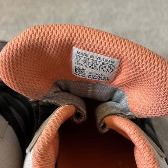 Adidas grey, orange with black trim hiking shoes. Terrex model. - Picture 6 of 6